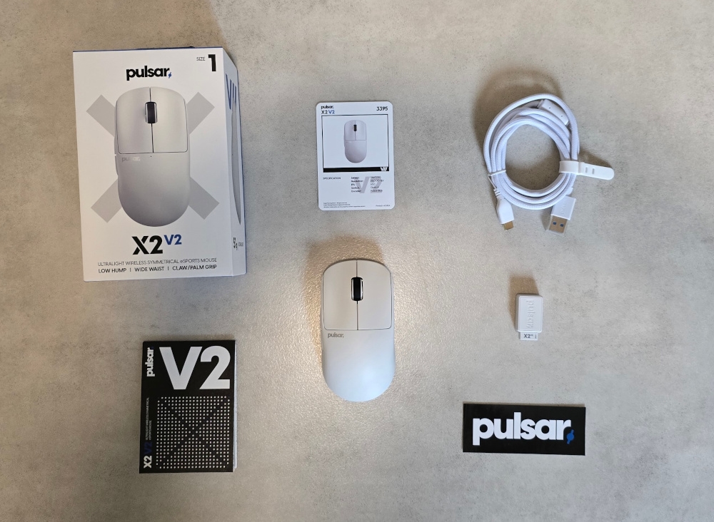 Pulsar X2V2 packaging and content